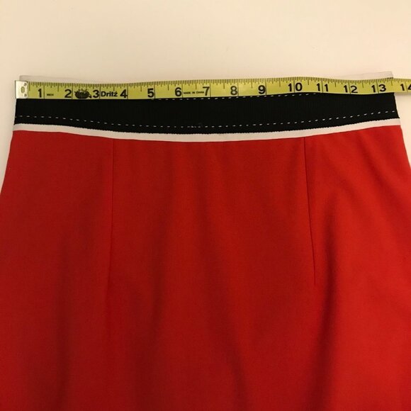 Nissa Red Pencil Skirt - Picture 5 of 5